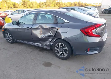 2018 Honda Civic Ex from USA, damaged, VIN 2HGFC2F76JH531767